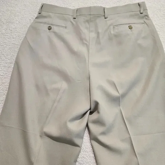 PGA Tour Khaki Golf Pants Men's 38x30 NWT Pleated Cuffed - Picture 9 of 16